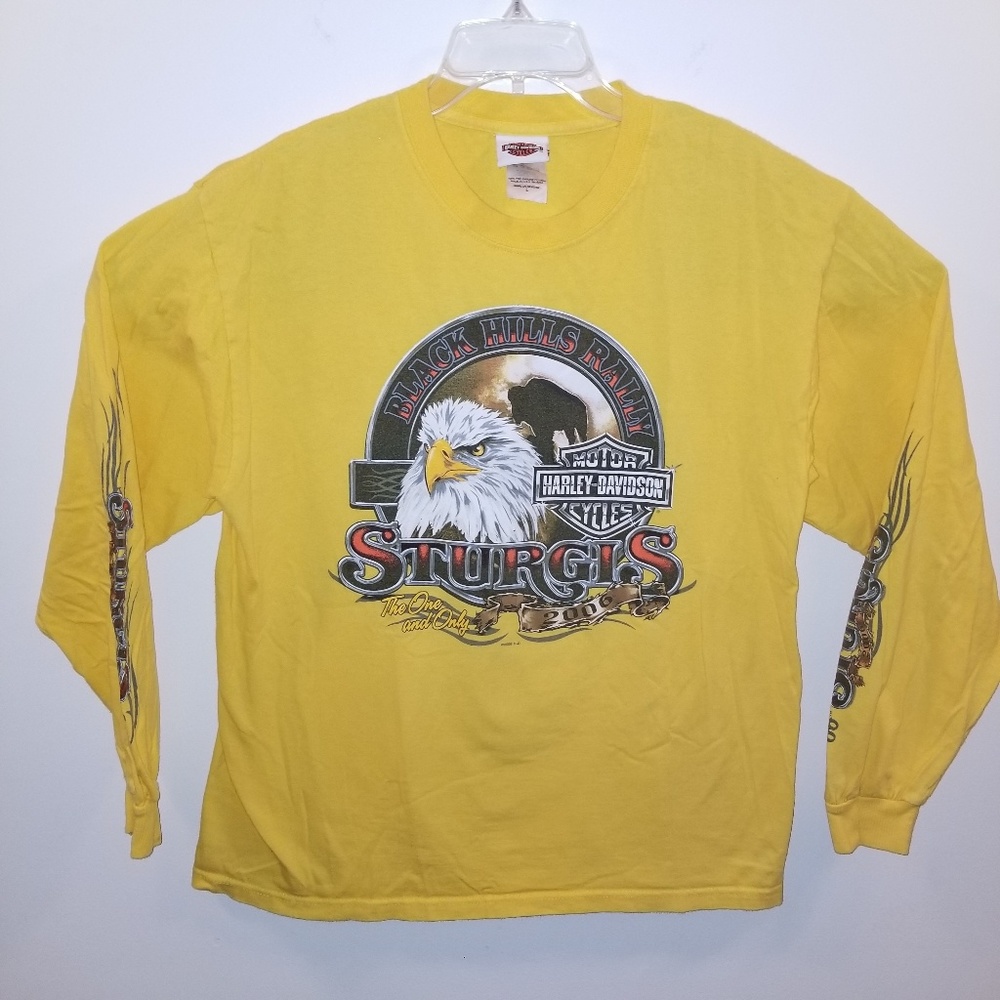 Men's Harley davidson tshirt hanes BEEFY-T 2006